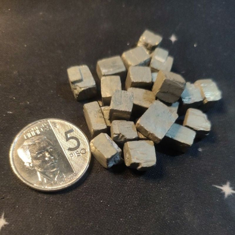 CHEFFY Cubic Pyrite Crystal Gemstone