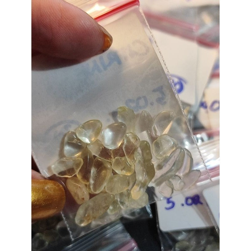 CHEFFY Citrine Chips Gemstones Crystals
