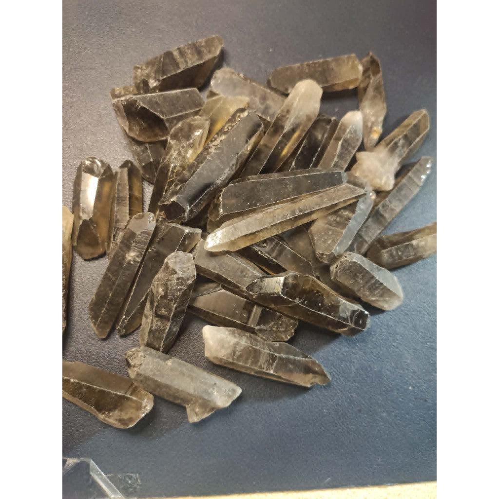 CHEFFY Smoky Quartz  Natural Raw Points Small Crystals