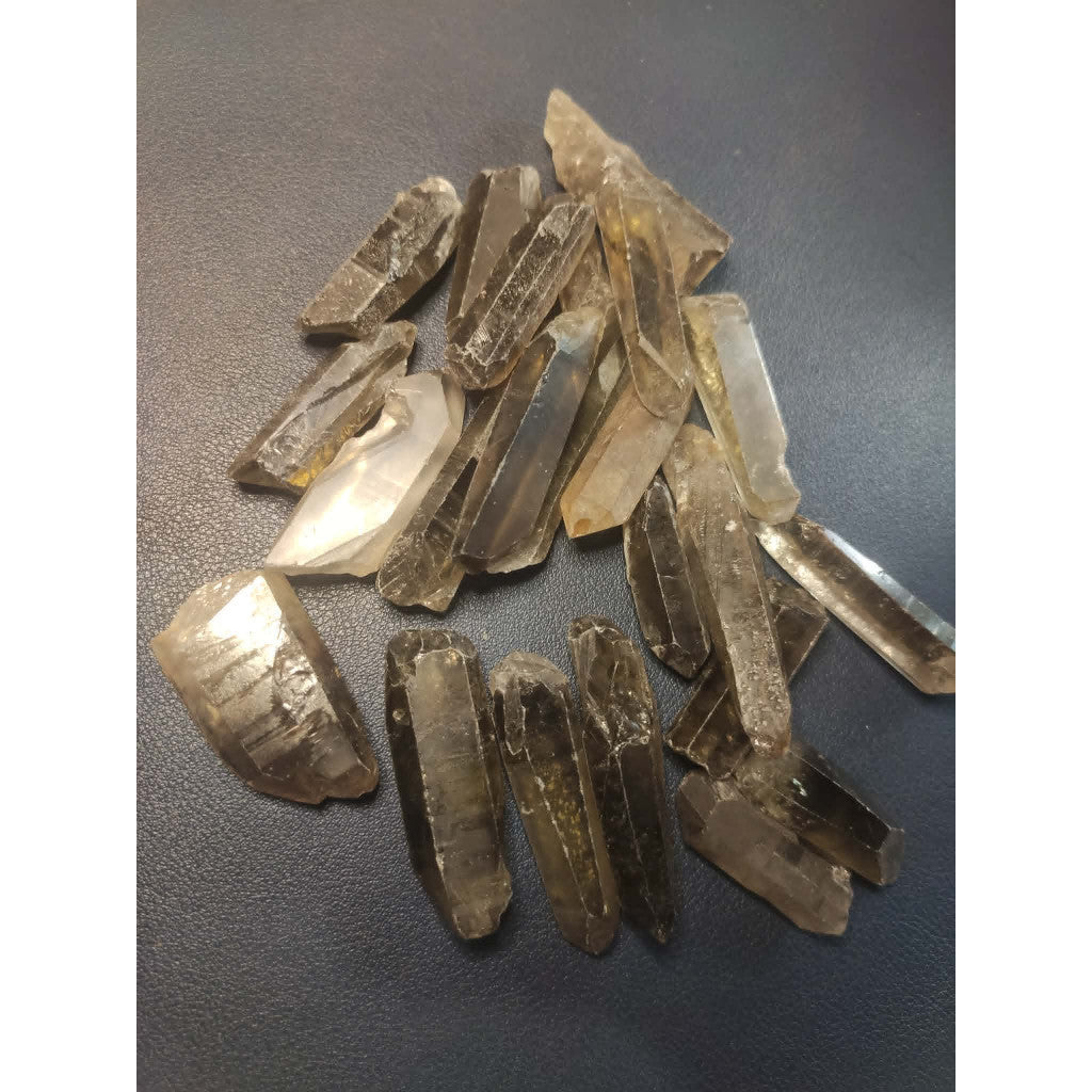 CHEFFY Smoky Quartz  Natural Raw Points Small Crystals